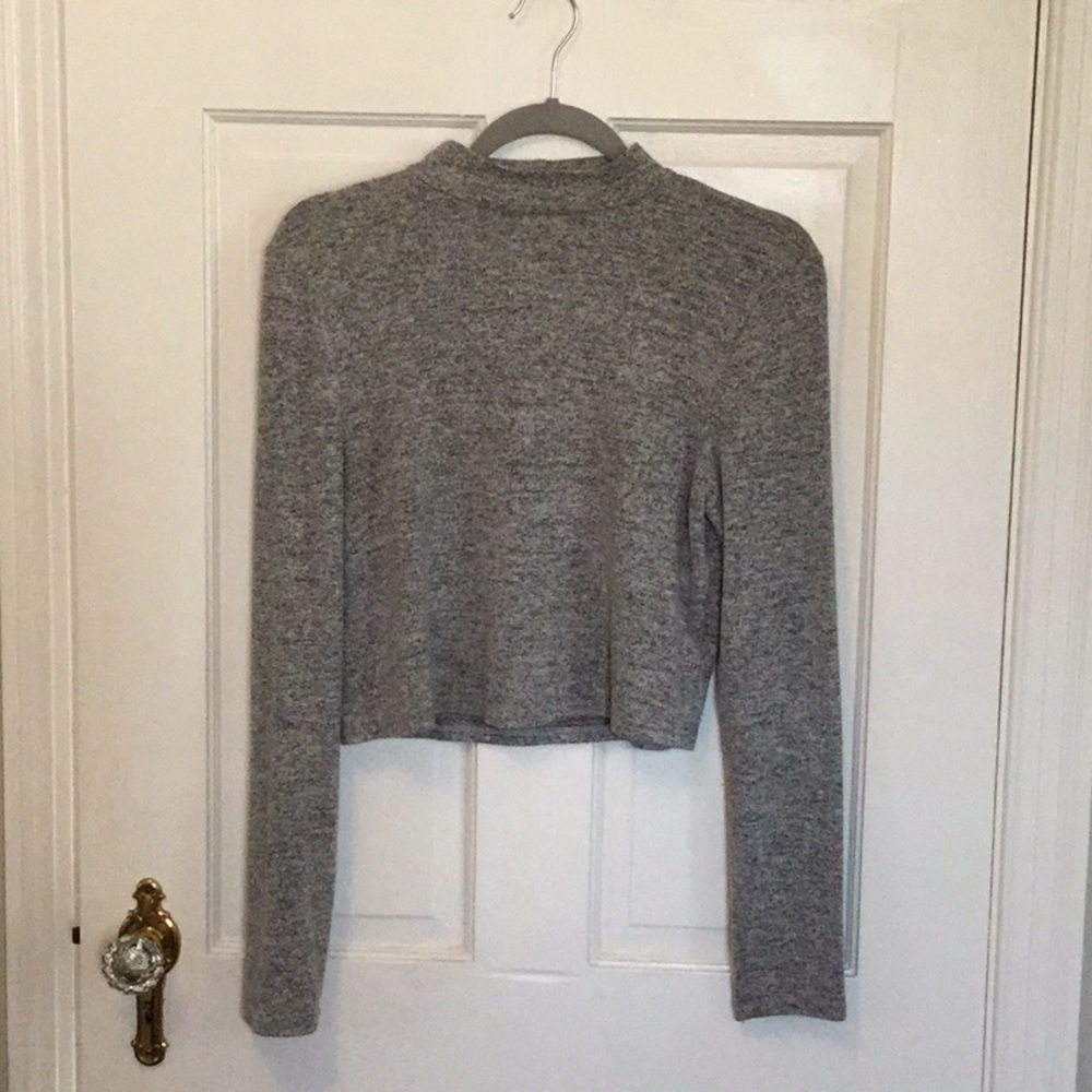 Project social tee mock neck sweater